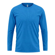 Cuff Style Long Sleeve T-Shirt - Royal-Heather XS