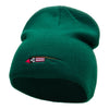 USA Rocket Embroidered 8 Inch Knitted Short Beanie