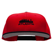 Atlanta Embroidered Wool Blend Pro Style Snapback Cap