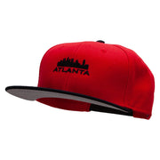 Atlanta Embroidered Wool Blend Pro Style Snapback Cap