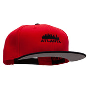 Atlanta Embroidered Wool Blend Pro Style Snapback Cap