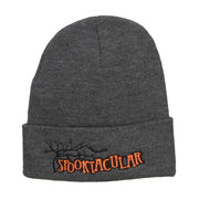 Halloween Spooktacular Embroidered Long Beanie