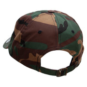 Officially Licensed US Navy Seabee Retired Unstructured Low Profile 6 panel Cotton Cap - Green-Camo OSFM