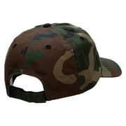 Pilot Dad Embroidered Enzyme Washed Camo Cap - Camo OSFM