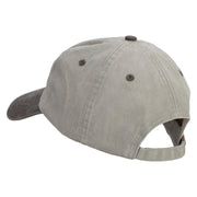 Wise Men Embroidered Pigment Dyed Wash Cap - Beige-Brown OSFM