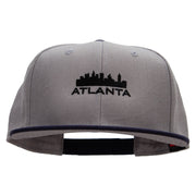 Atlanta Embroidered Wool Blend Pro Style Snapback Cap