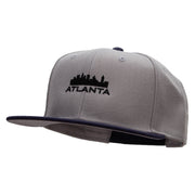 Atlanta Embroidered Wool Blend Pro Style Snapback Cap