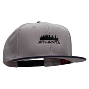 Atlanta Embroidered Wool Blend Pro Style Snapback Cap