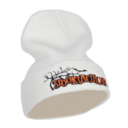 Halloween Spooktacular Embroidered Long Beanie