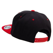 Number 1 Foam Finger  Embroidered Wool Blend 2 Tone Classic Snapback - Black-Red OSFM