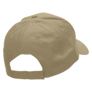 Red Race Car Embroidered Low Profile Cap - Khaki OSFM