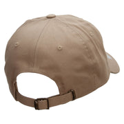 Officially Licensed US Navy Seabee Retired Unstructured Low Profile 6 panel Cotton Cap - Khaki OSFM