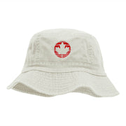 Lined Canada Leaf Embroidered Bucket Hat