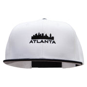 Atlanta Embroidered Wool Blend Pro Style Snapback Cap