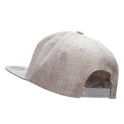 Archerer Embroidered Wool Blend Snapback Cap