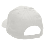 Red Race Car Embroidered Low Profile Cap - White OSFM