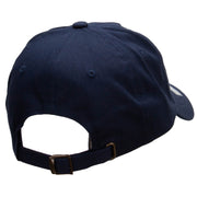 Licensed US Navy Seabee Retired Unstructured Low Profile 6 panel Cotton Cap