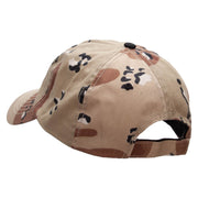 Pilot Dad Embroidered Enzyme Washed Camo Cap - Desert OSFM