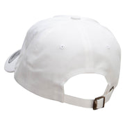 Officially Licensed US Navy Seabee Retired Unstructured Low Profile 6 panel Cotton Cap - White OSFM