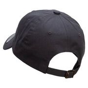 Officially Licensed US Navy Seabee Retired Unstructured Low Profile 6 panel Cotton Cap - Dk-Grey OSFM