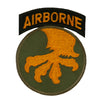 Airborne with Eagle Claw Embroidered Patch