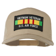 US Air Force Vietnam Veteran Patched Mesh Cap