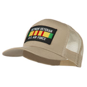 US Air Force Vietnam Veteran Patched Mesh Cap