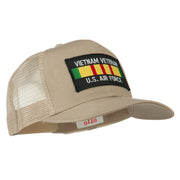 US Air Force Vietnam Veteran Patched Mesh Cap