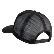 U.S. Air Force Veteran Blue Patched Solid Cotton Twill Mesh Prostyle Cap - Black OSFM
