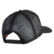 U.S. Air Force Veteran Blue Patched Solid Cotton Twill Mesh Prostyle Cap - Black OSFM