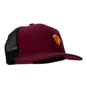 Fall Leaves Patched Premium Mesh Cap