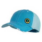 Trainer Red Monster Hunter Patched Low Profile Special Cotton Mesh Cap - Aqua OSFM
