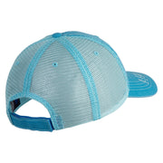 Trainer Red Monster Hunter Patched Low Profile Special Cotton Mesh Cap - Aqua OSFM