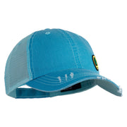 Trainer Red Monster Hunter Patched Low Profile Special Cotton Mesh Cap - Aqua OSFM