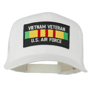 US Air Force Vietnam Veteran Patched Mesh Cap