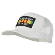 US Air Force Vietnam Veteran Patched Mesh Cap