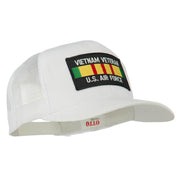 US Air Force Vietnam Veteran Patched Mesh Cap