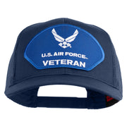 U.S. Air Force Veteran Blue Patched Solid Cotton Twill Mesh Prostyle Cap - Navy OSFM