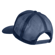 U.S. Air Force Veteran Blue Patched Solid Cotton Twill Mesh Prostyle Cap - Navy OSFM