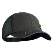 Trainer Red Monster Hunter Patched Low Profile Special Cotton Mesh Cap - Green OSFM
