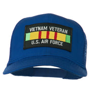 US Air Force Vietnam Veteran Patched Mesh Cap