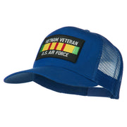 US Air Force Vietnam Veteran Patched Mesh Cap