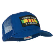 US Air Force Vietnam Veteran Patched Mesh Cap