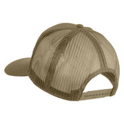 U.S. Air Force Veteran Blue Patched Solid Cotton Twill Mesh Prostyle Cap - Khaki OSFM