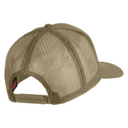 U.S. Air Force Veteran Blue Patched Solid Cotton Twill Mesh Prostyle Cap - Khaki OSFM