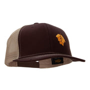 Fall Leaves Patched Premium Mesh Cap