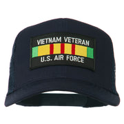 US Air Force Vietnam Veteran Patched Mesh Cap