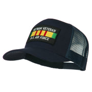 US Air Force Vietnam Veteran Patched Mesh Cap