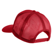 U.S. Air Force Veteran Blue Patched Solid Cotton Twill Mesh Prostyle Cap - Red OSFM