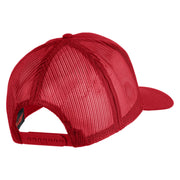 U.S. Air Force Veteran Blue Patched Solid Cotton Twill Mesh Prostyle Cap - Red OSFM